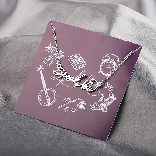 Miniatura 4 de PENQI Collar inspirado en cantantes, regalo para fanáticos de la música, regalo para cantantes, amantes de la música, regalo de canción, joyería