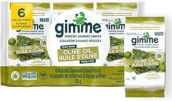 gimMe 有机烤海苔零食 - 特级初榨橄榄油味 - 健康便携零食