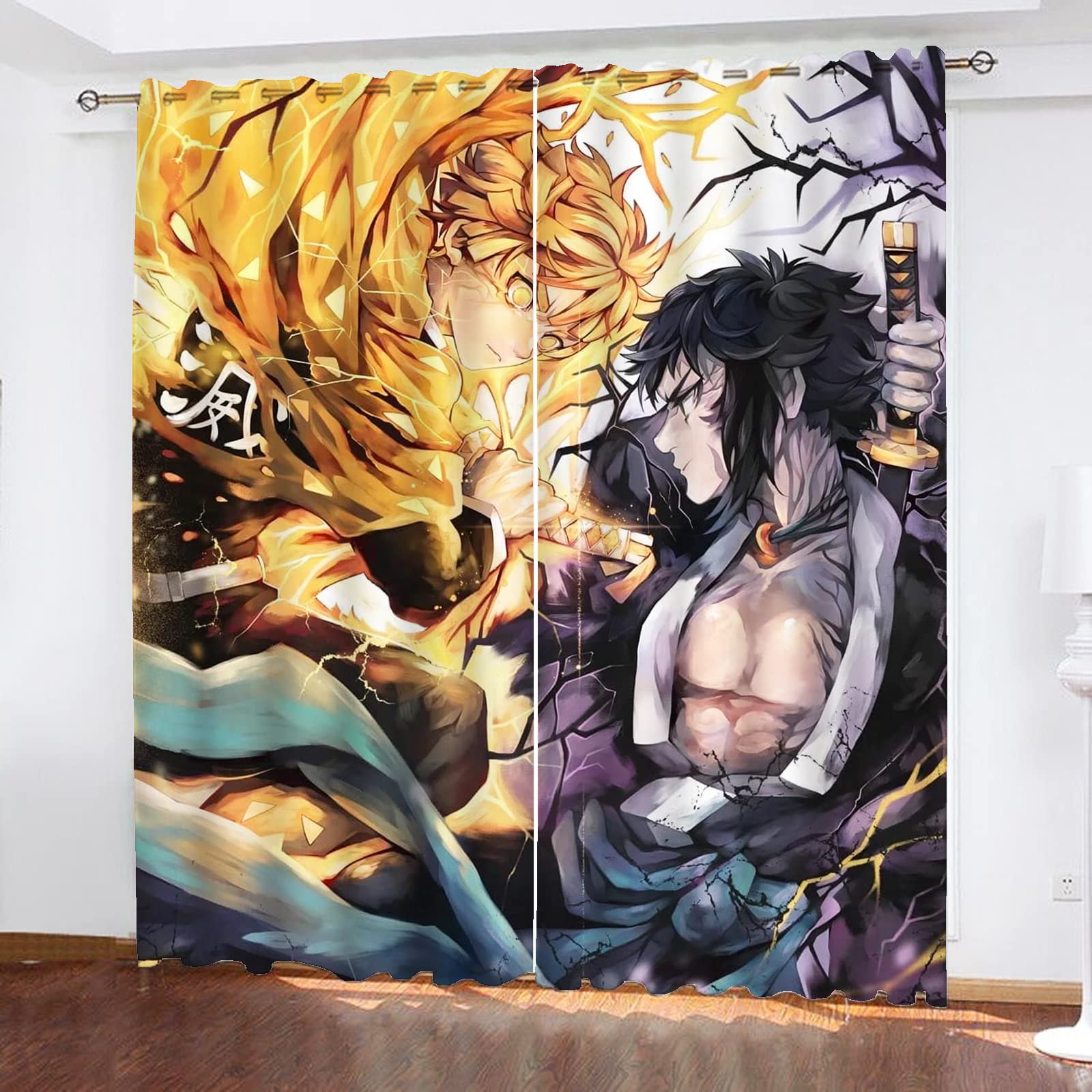 Anime Verdunkelungsvorhänge Für Kinderzimmer - 100% Polyester, 100x140cm