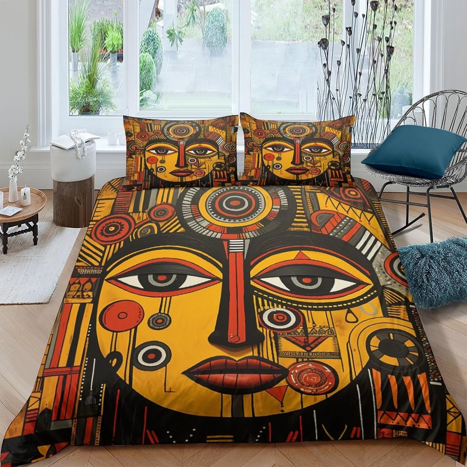Housse de couette facile à entretenir en microfibre pour un lit double toujours propre sans repasser