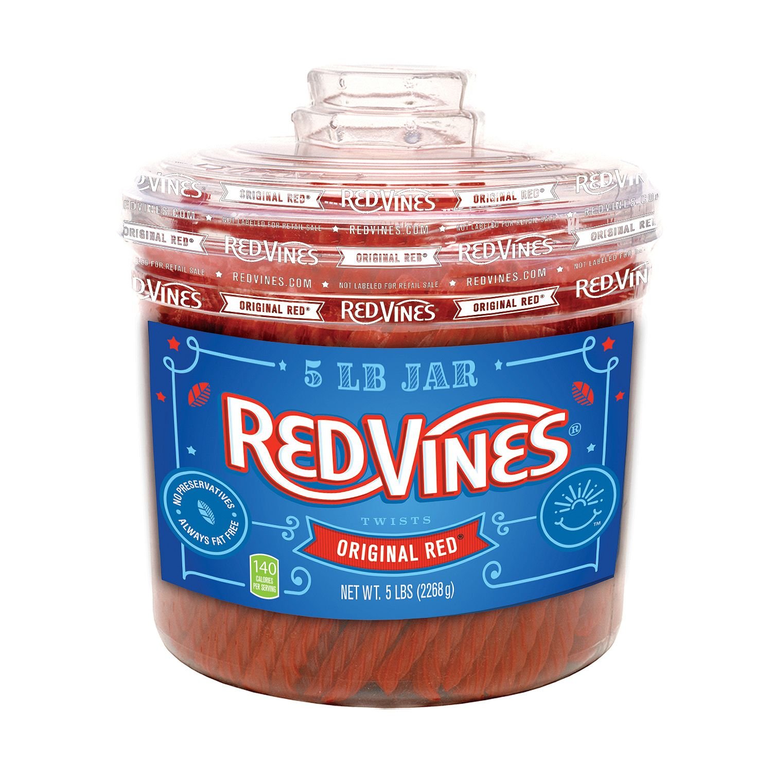 Amazon.com: Red Vines Original Red Twists (64-Ounce Jars, 2 count