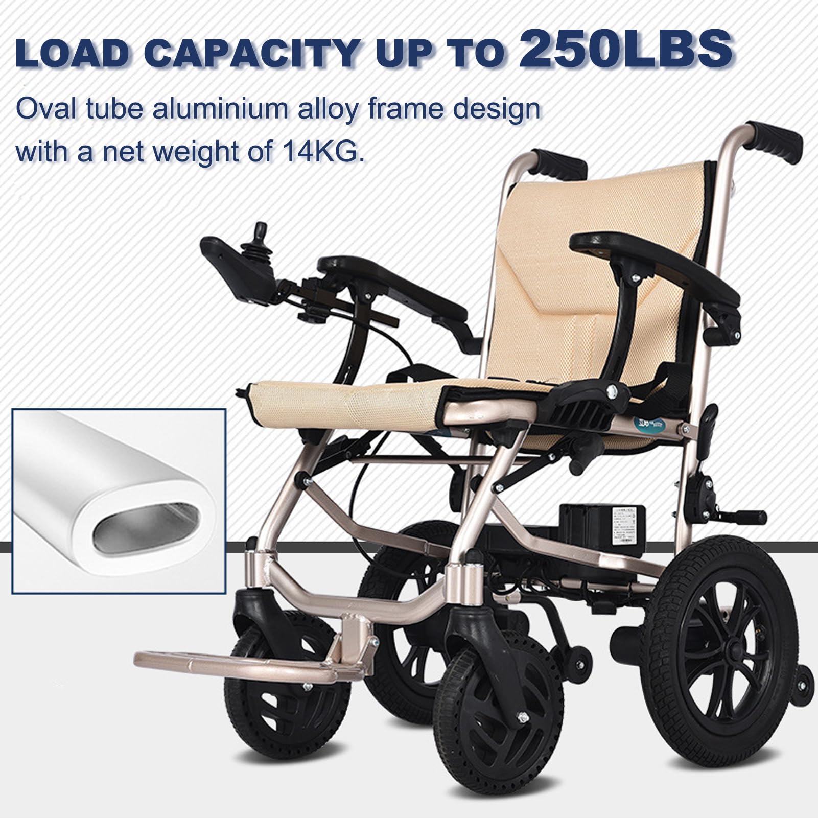 Fauteuil Roulant Électrique Senior Voiture Fauteuil Roulant Tricycle Adulte Fauteuil Roulant Pliant Léger Fauteuil Roulant Électrique Pliant Léger Compact, Fauteuil Roulant Électrique Type D'entreti