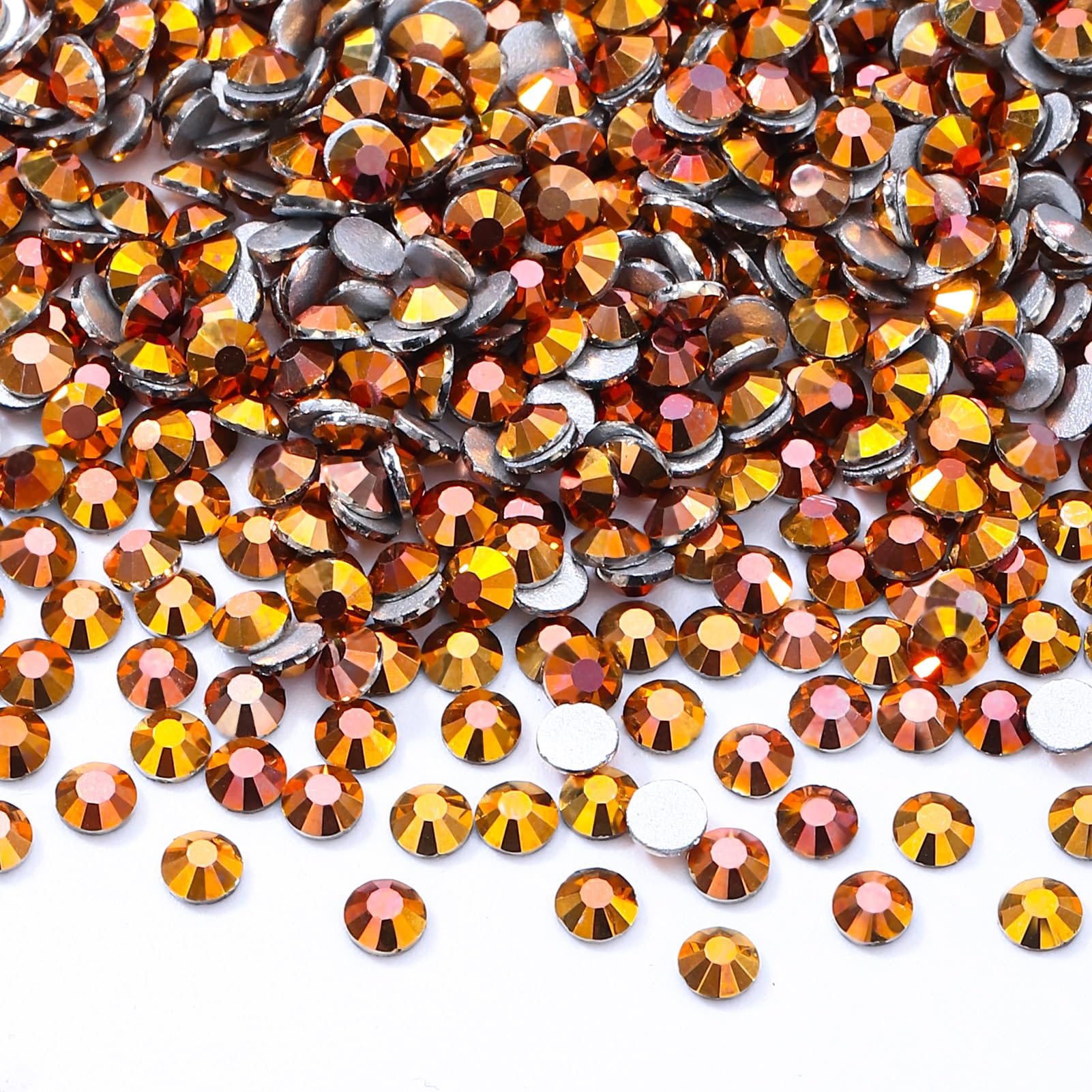 2880PCS Gold SS8 Flatback Rhinestones(2.3-2.5mm)