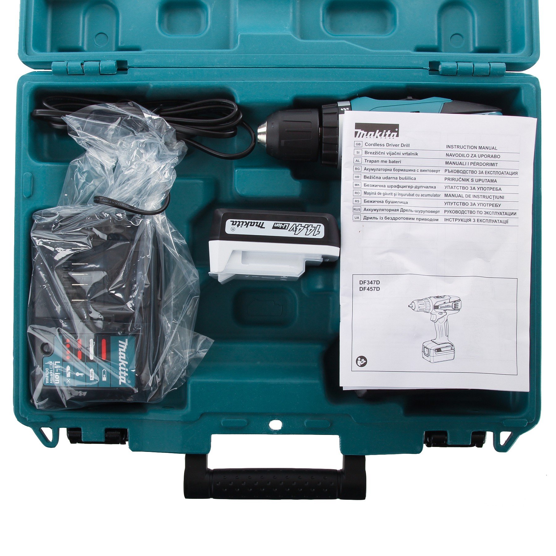 Makita DF347DWE - Taladro Atornillador 14.4V