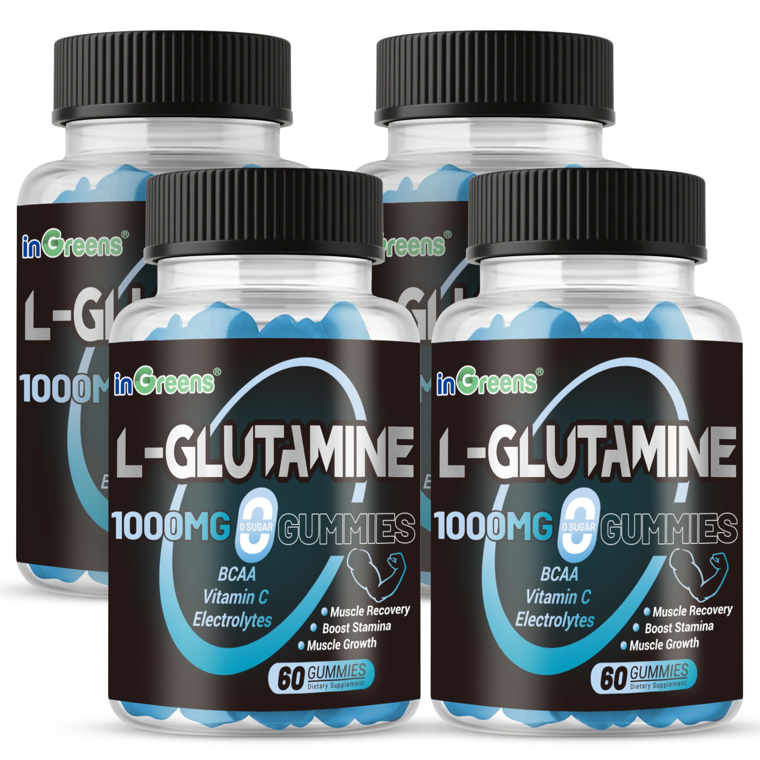 inGreens L-Glutamine Gummies 1000mg, 60 Count — Amazon image 10