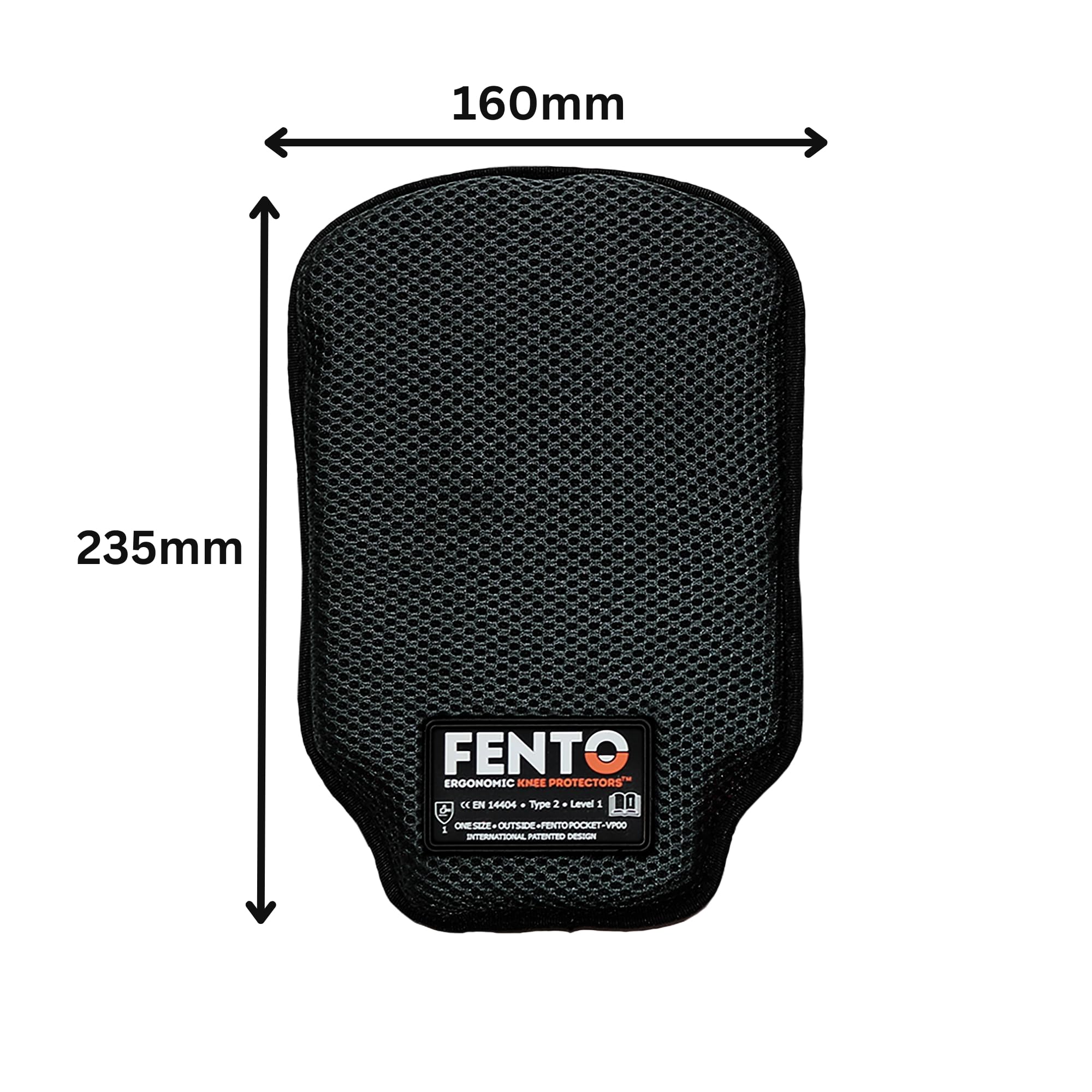 FENTO POCKET | Premium-Knieschoner für Profis wie Installateure, Elektriker und Landschaftsgärtner | Speziell für Ihre Arbeitshosen entwickelt | Besonders ergonomisch | 100% Komfort