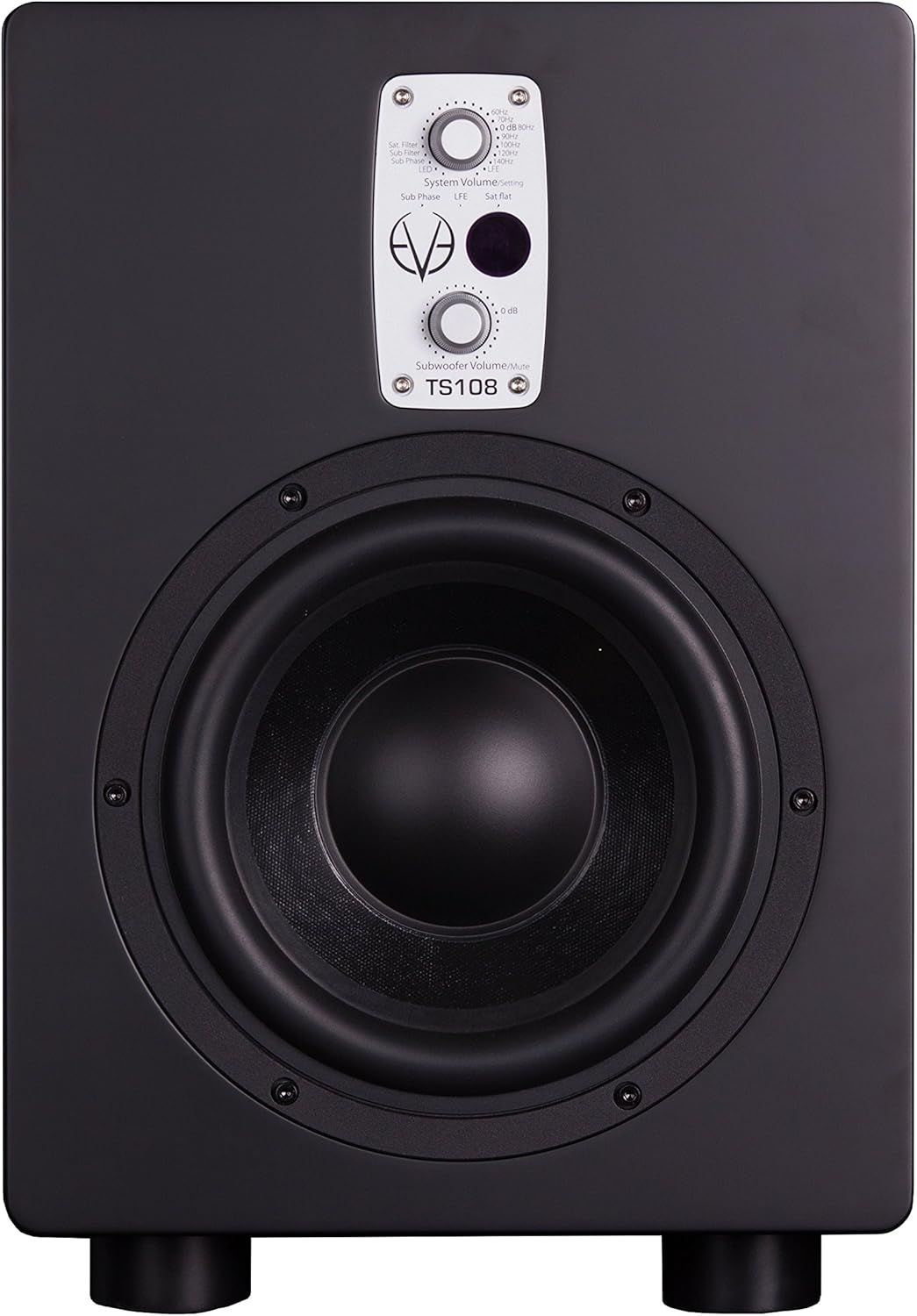EVE AUDIO TS108 Active subwoofer 150W Schwarz Subwoofer (150 W