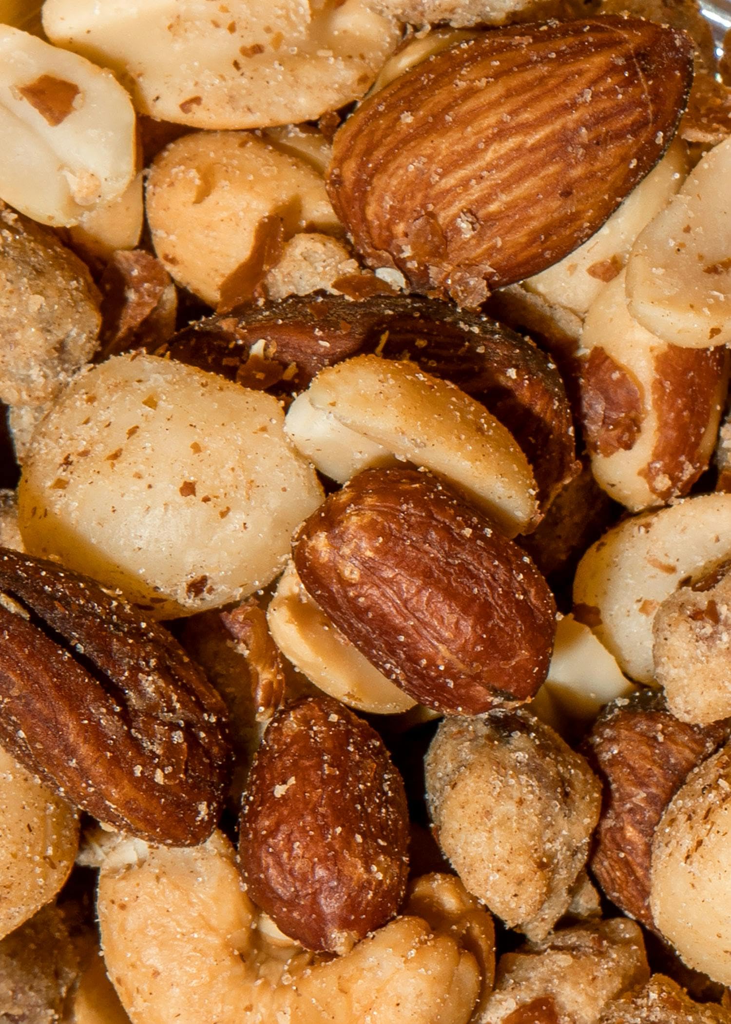 KoRo - Mélange de noix salées et fumées 1kg - Un snack fumé pour les petites faims