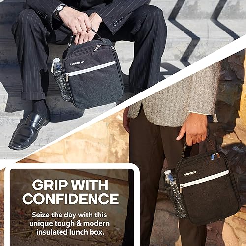 Miniatura 3 de MAZFORCE - Lonchera térmica original resistente y espaciosa para que aproveches mejor tu día diseñada en California para hombres y mujeres adultos