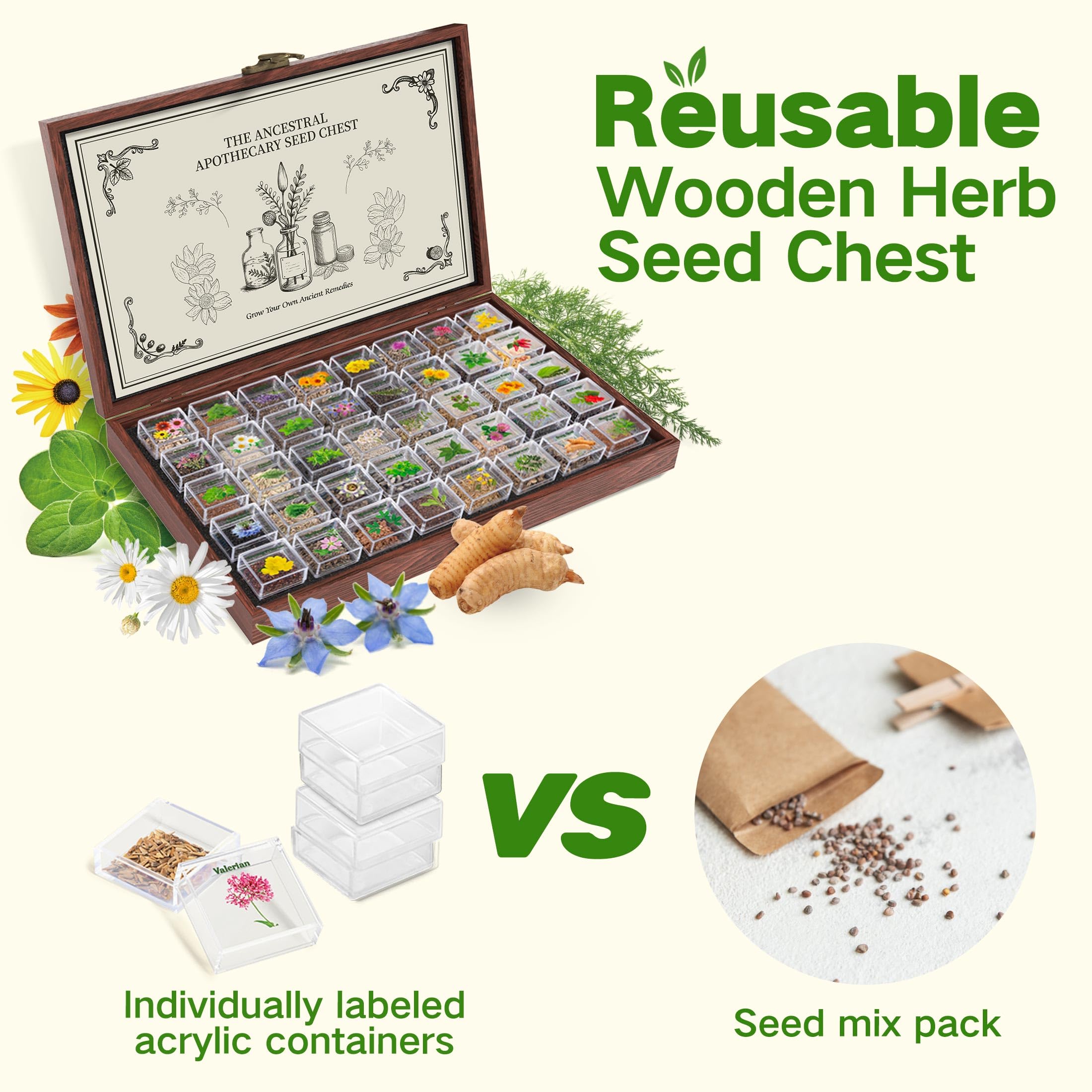 Ancestral Apothecary Herb Seeds - Grow Your Own! -8
