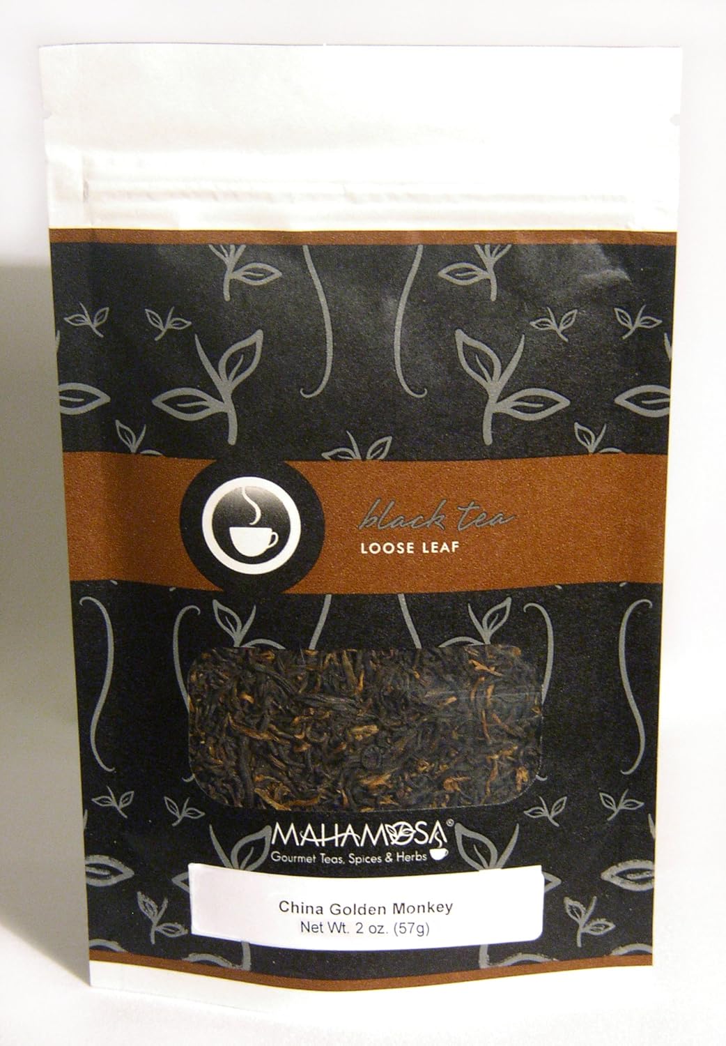 Mahamosa China Black Tea Loose Leaf (Looseleaf)- China Golden Monkey Tea 2 oz