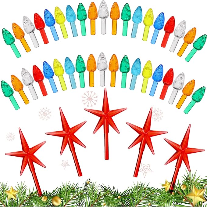 Replacement Plastic Lights For Ceramic Christmas Tree 