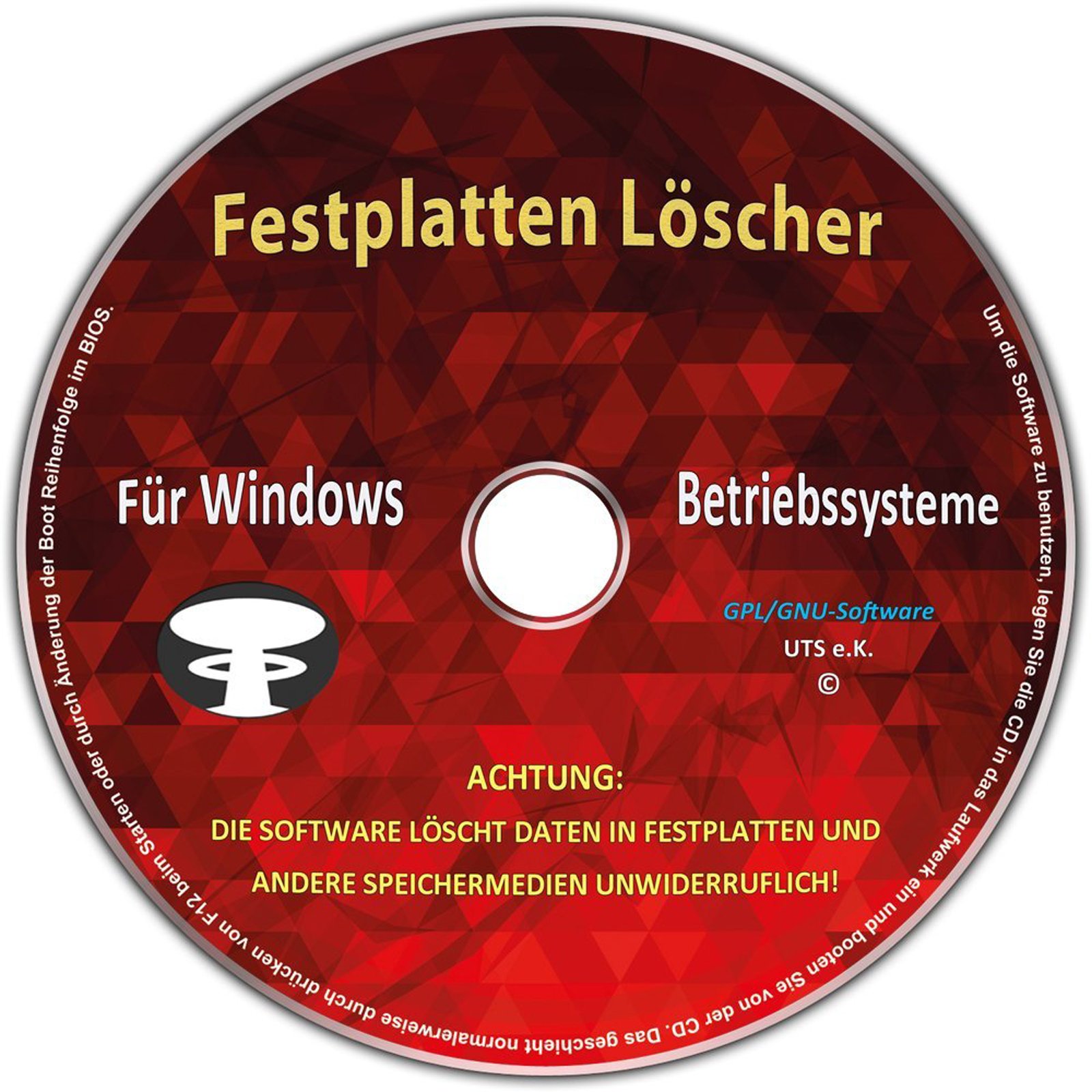Festplatten Löscher & Formatiere, Datenvernichter, Sichere Datenlöschung