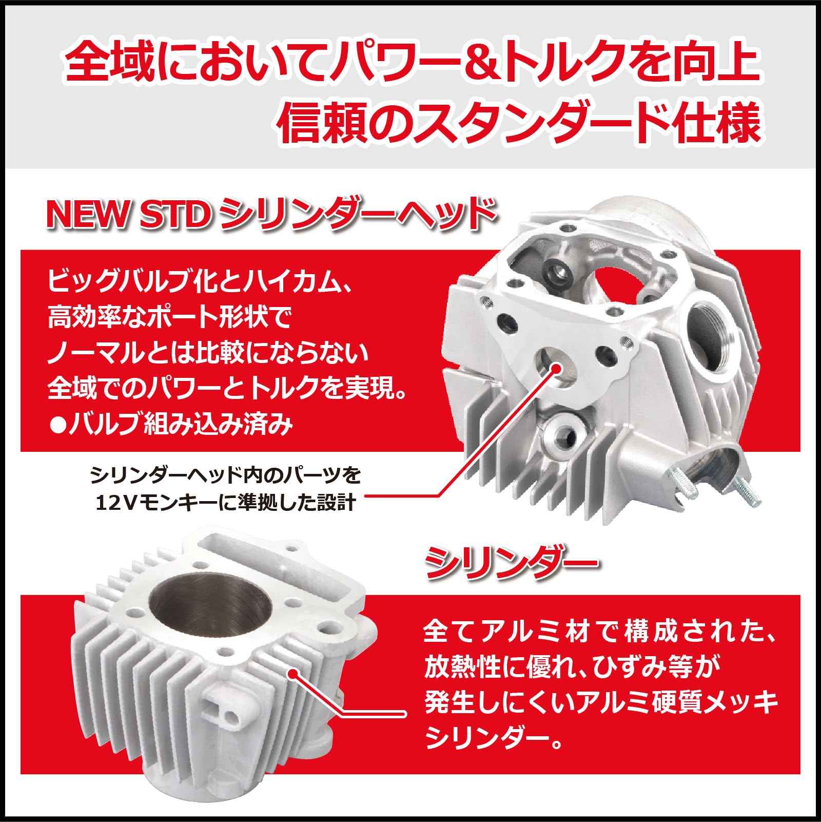 Amazon | キタコ(KITACO) NEW STD ボアアップキット 88cc メッキ