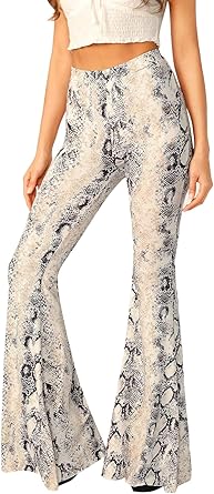 Bell bottom snakeskin pants Clearance