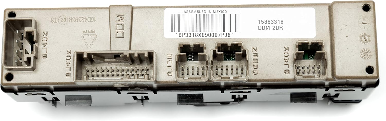 Nеw Arrіvаlѕ General Motors Genuine Parts 15883318 Front Driver Side Door Lock and Window Switch with Mirror Switch and Module
