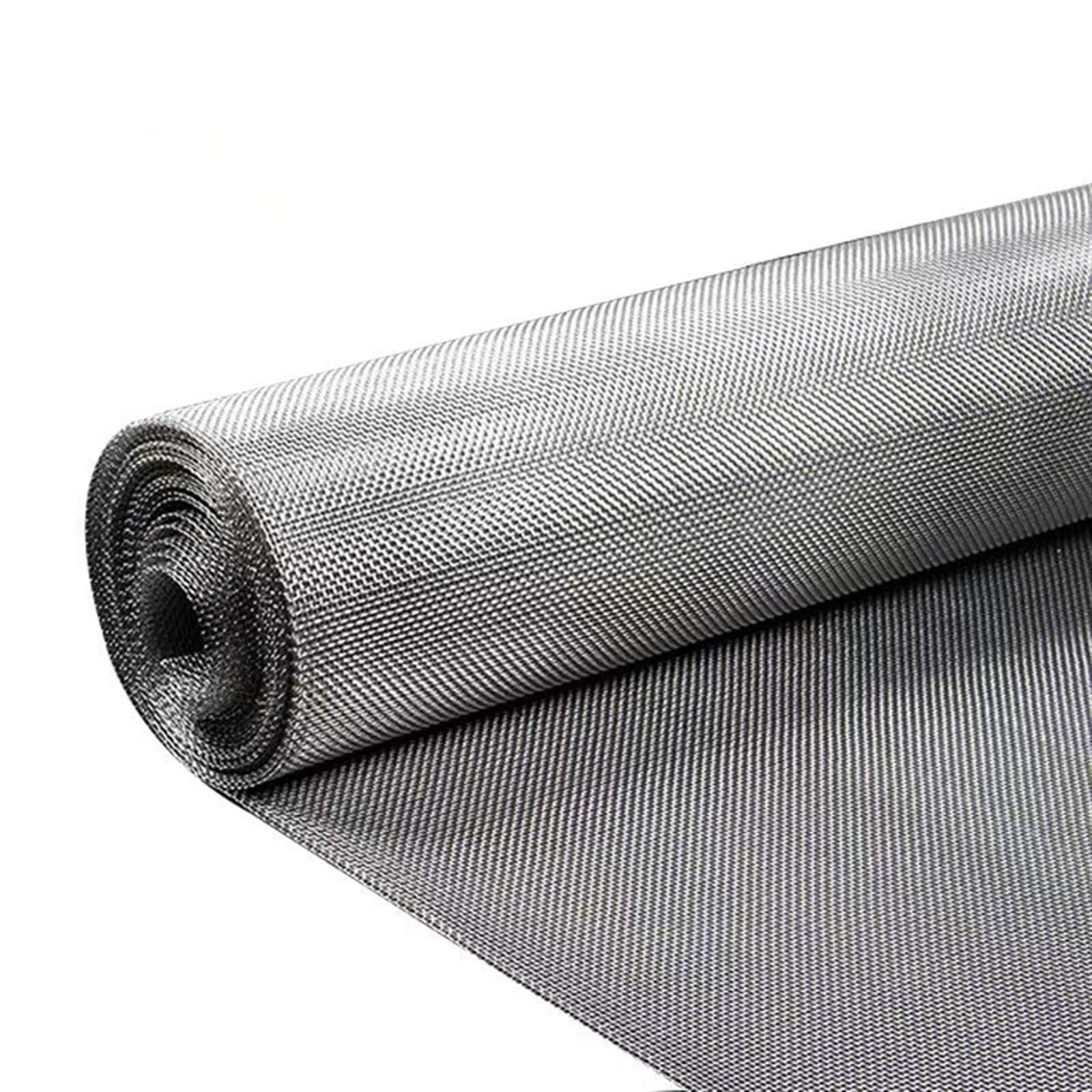 Malla de pantalla metálica, malla de pantalla, Panel de filtración malla impermeabilizante acero inoxidable 16 mallas for tamizado sólidos, ultrafina (2 unidades)(12 * 39 inch)