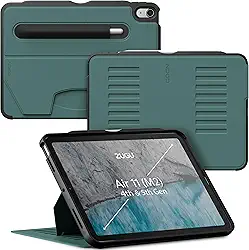 ZUGU CASE A capa Alpha para iPad Air Gen 4 e 5 de 2020/2022) - Protetor, ultrafino, suporte magnético, capa para dormir/acordar - pinheiro