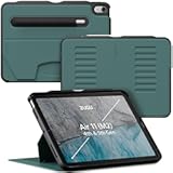 for iPad Air 11 (M3 2025 / M2 2024) iPad Air 4 & 5 10.9 Inch (2020/2022) - Protective, Ultra Thin, Magnetic Stand, Sleep/Wake Cover with Apple Pencil Charging & Storage - Pine