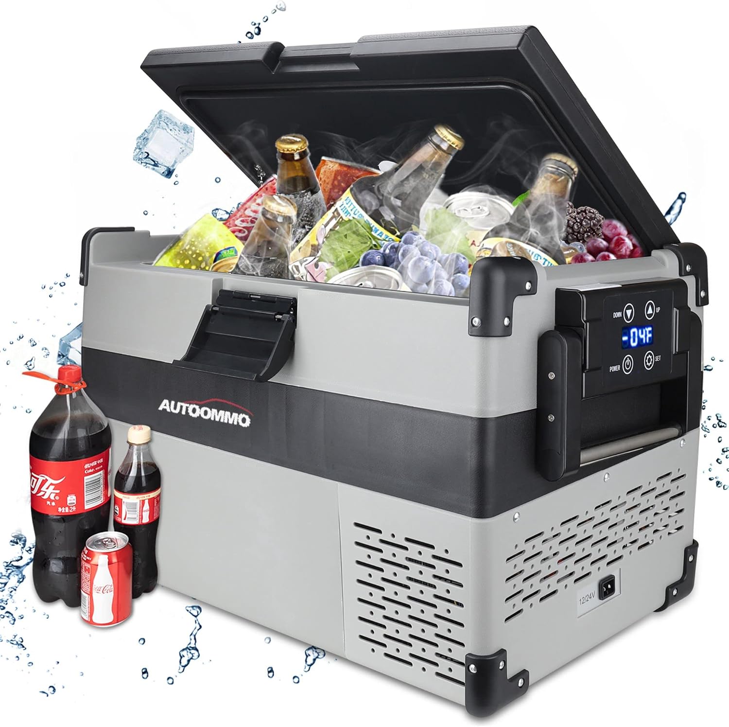 Buy AUTOOMMO 12 Volt Refrigerator 34 Quarts Car Refrigerator (4℉50