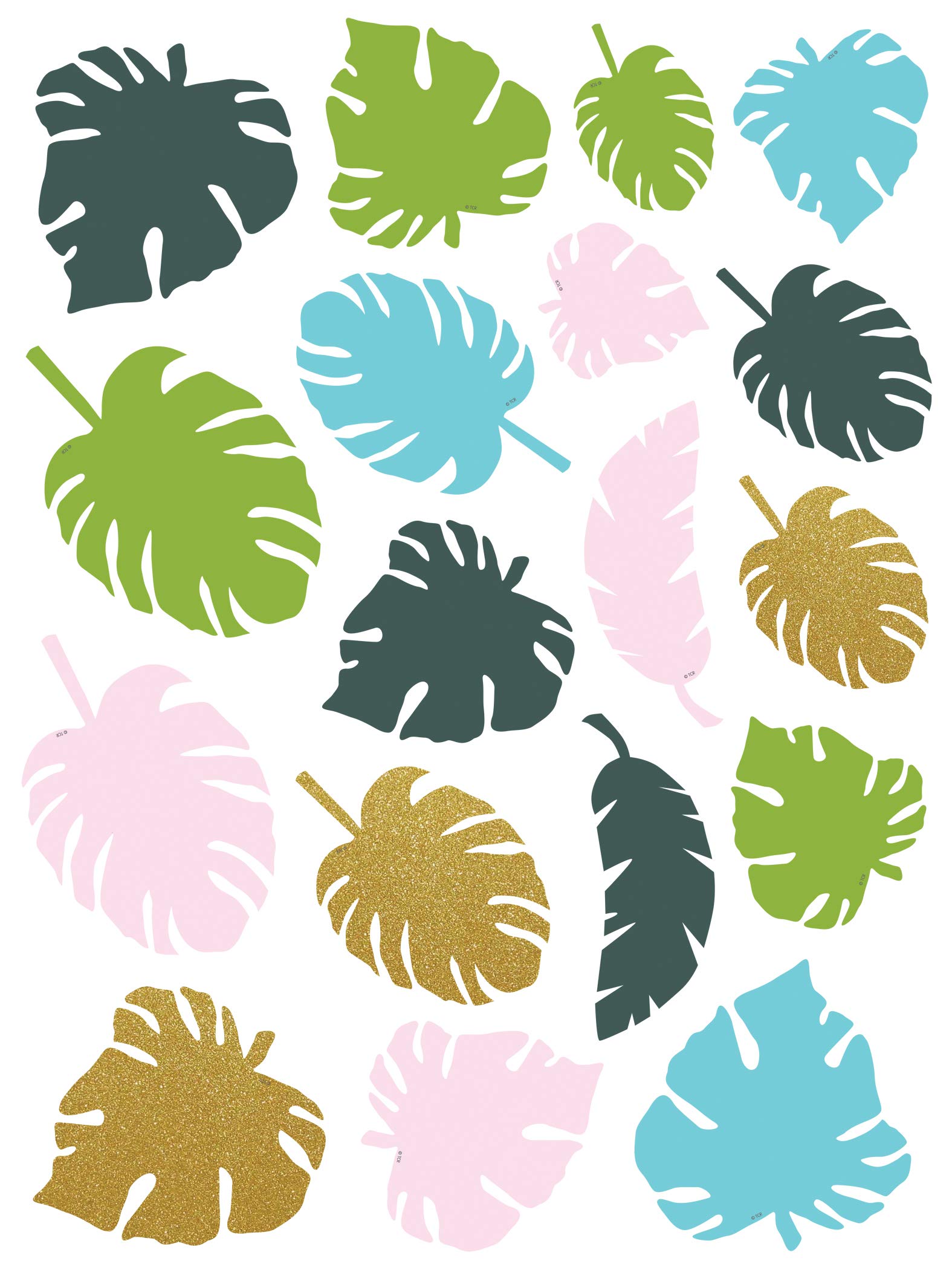 Teacher Created Resources Tropical Palm Leaves Accents - Assorted Sizes,Model Number: TCR8498