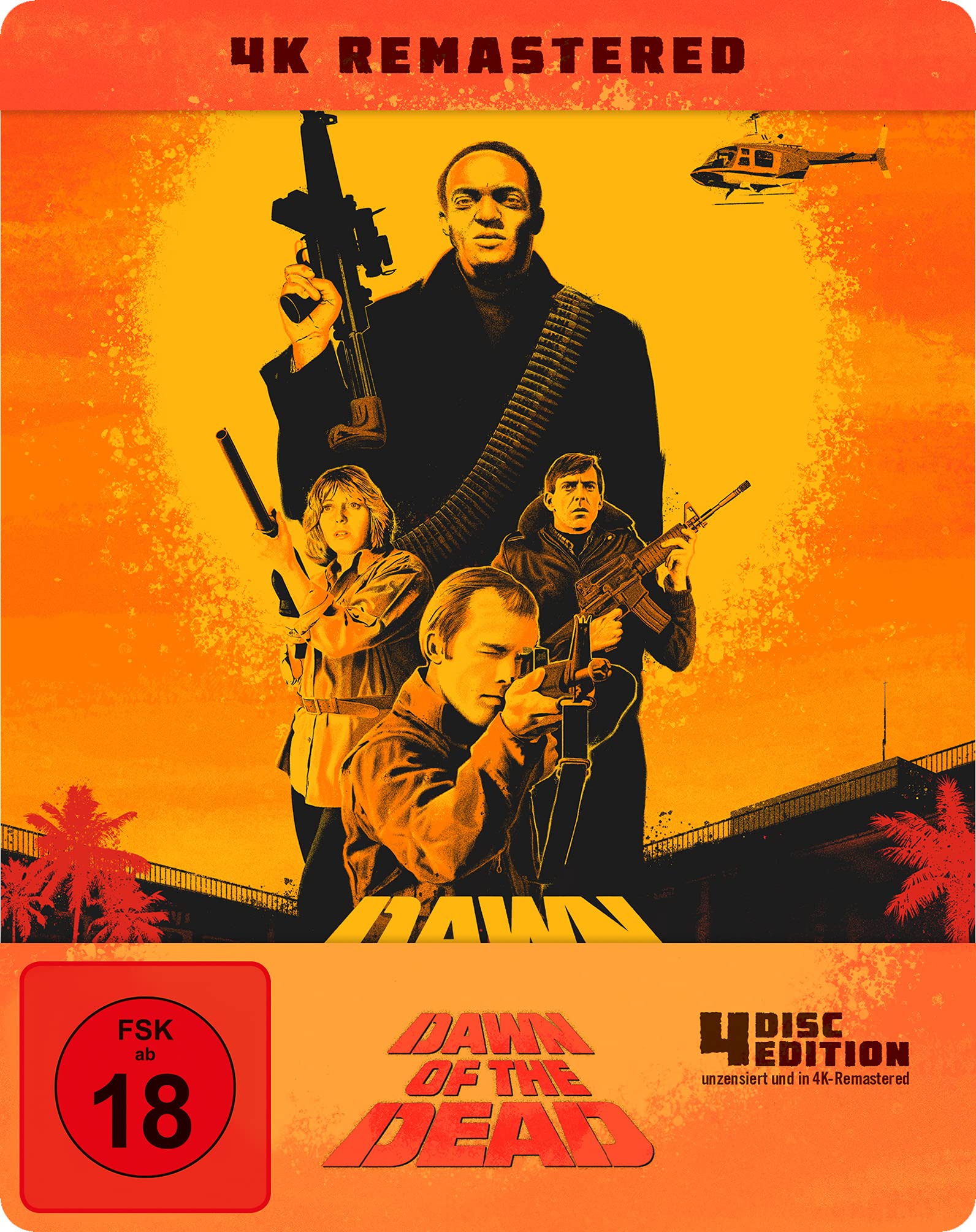 ゾンビ Dawn of the Dead 4K Ultra HD+ブルーレイ 4枚組