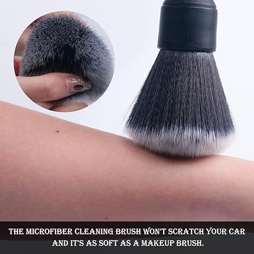 Miniatura 3 de Exway Juego de cepillos de detalles prémium para vehículos (paquete de 3)