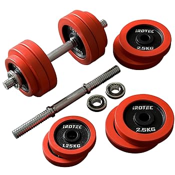 iROTEC 30kg可変式ダンベル 【1/2】 【1と2】両方のご落札を。 IROTEC [9/20-9/21 Pアップ] IROTEC(アイロテック)ラバー