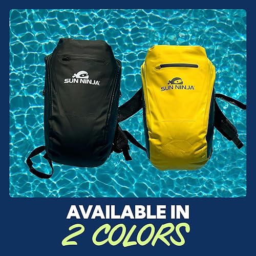 Miniatura 6 de SUN NINJA Mochila de bolsa seca, bolsa impermeable flotante para kayak y SUP, mochila impermeable para hombres y mujeres