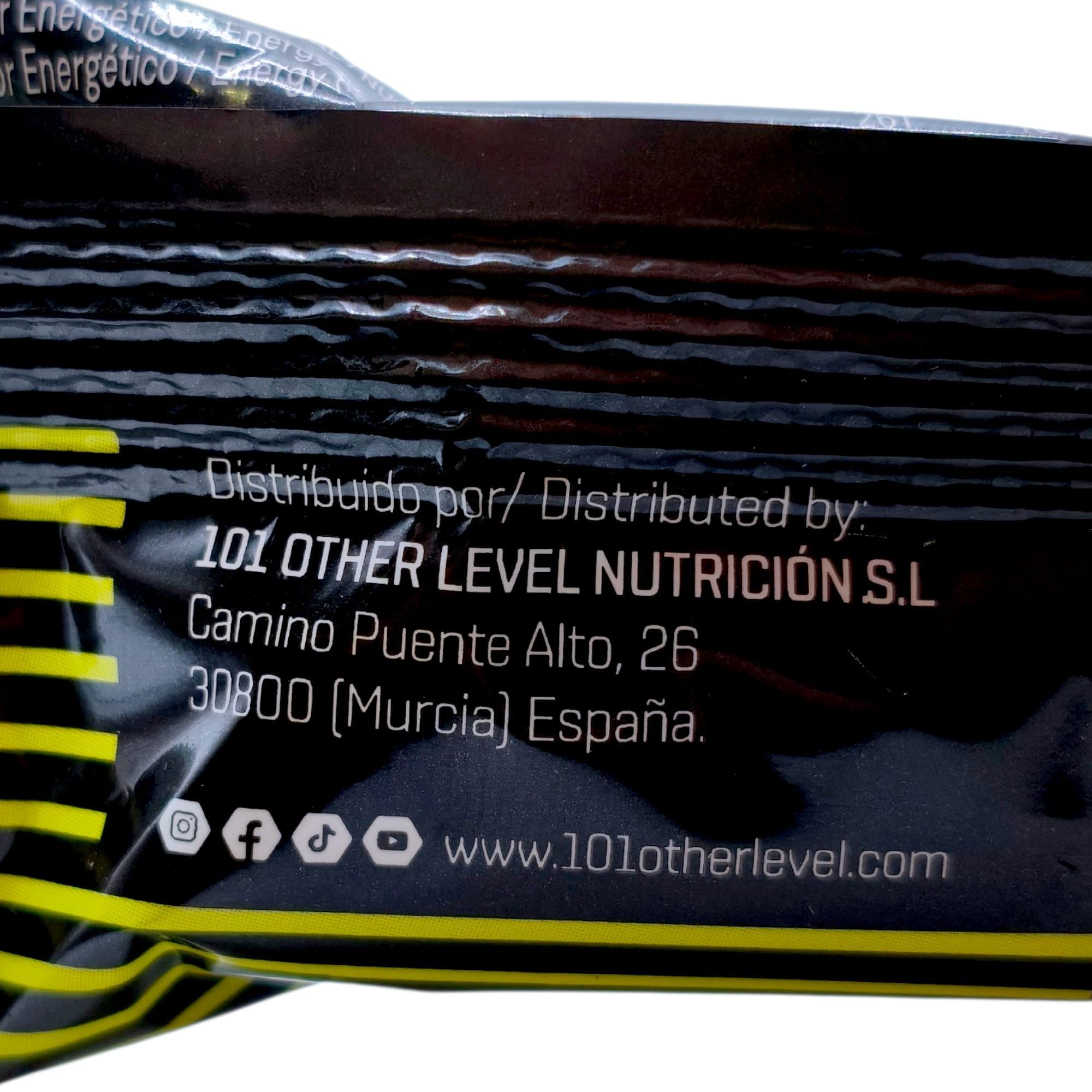 101 Other Level Barritas Energéticas Gummy Pack 30 Barritas de 40 gr - Sabor Banana - Gominolas Deportivas de Carbohidratos para Ciclismo, Running y Trail - Energía Rápida y Fácil Digestión