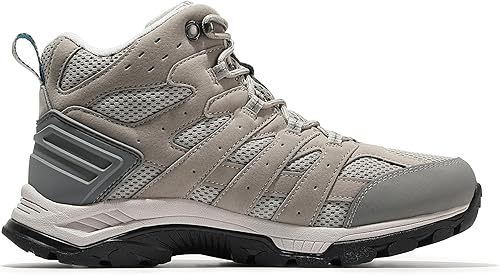 Miniatura 6 de NORTIV 8 Botas de senderismo impermeables para mujer, botas ligeras para senderismo al aire libre