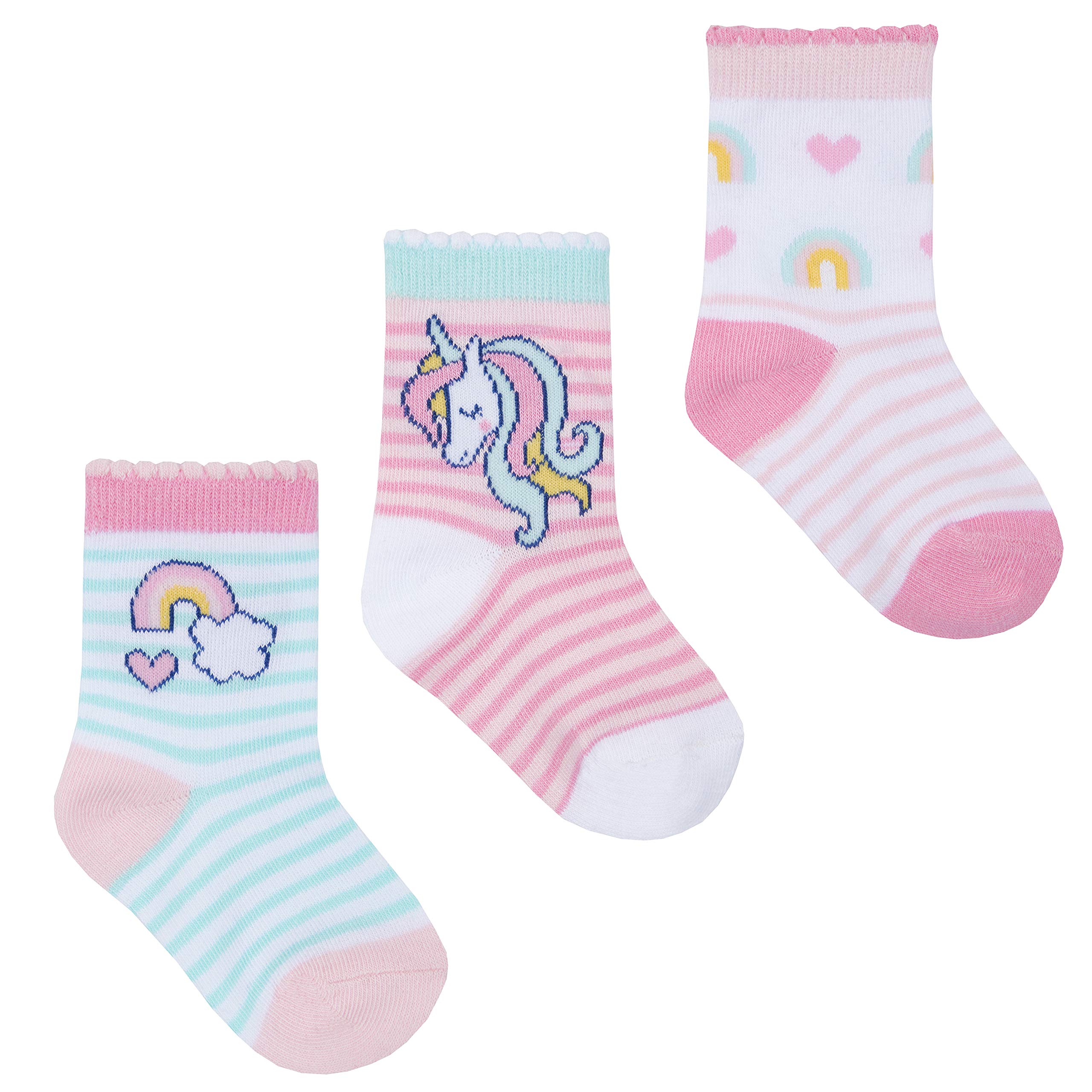 Baum Women's Unicorn Pack A Babies 3 Pack Of Novelty Unicorn Design Socks (, Uk 3-5.5)