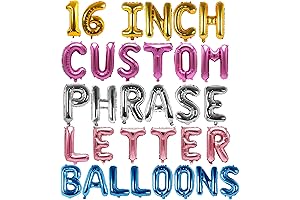 Gold Letter Balloons 16 Inch - Custom Balloon letters | Alphabet Balloons