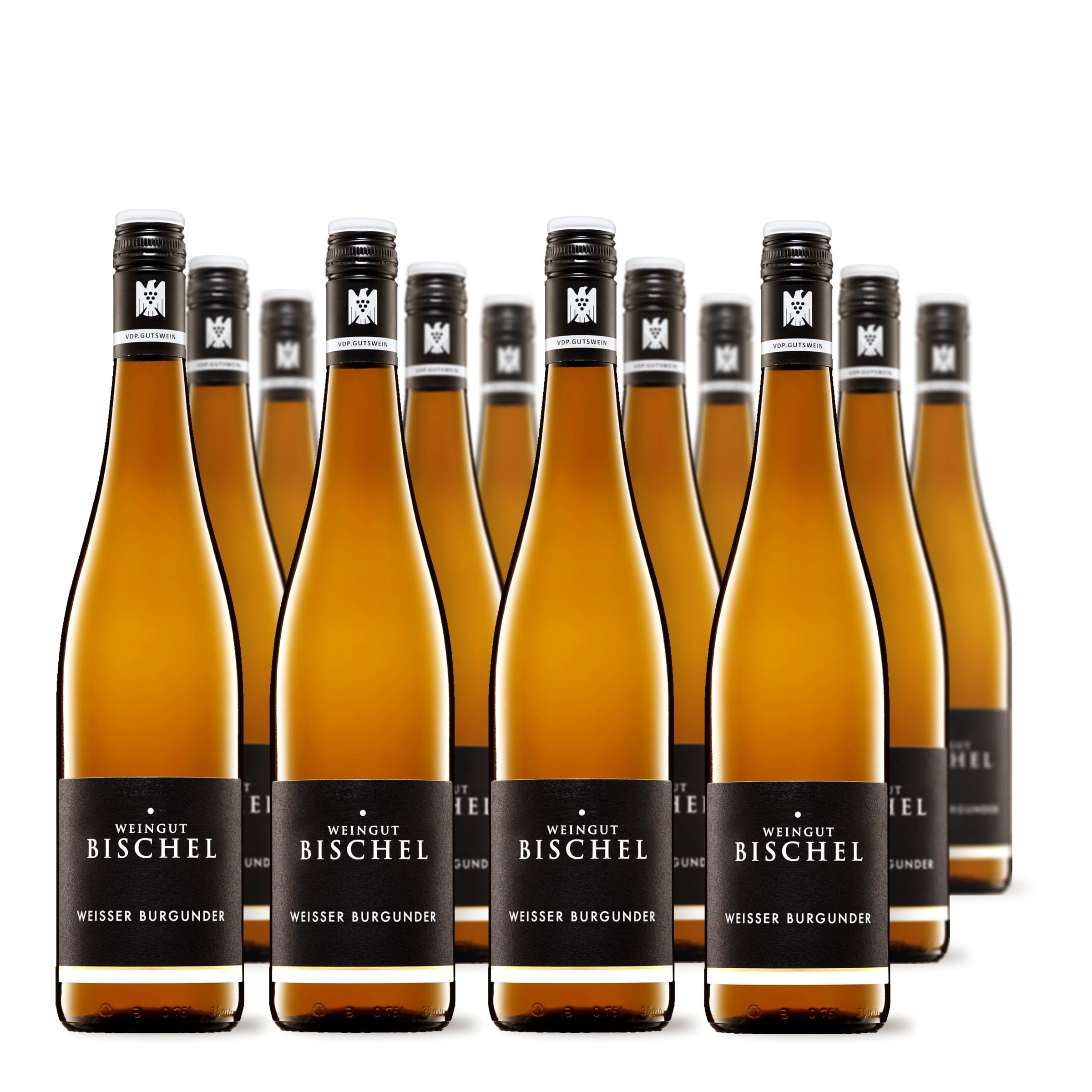 Bischel 2024 Weißer Burgunder trocken (12 x 0,75 l) inkl. weine.de-DropStop