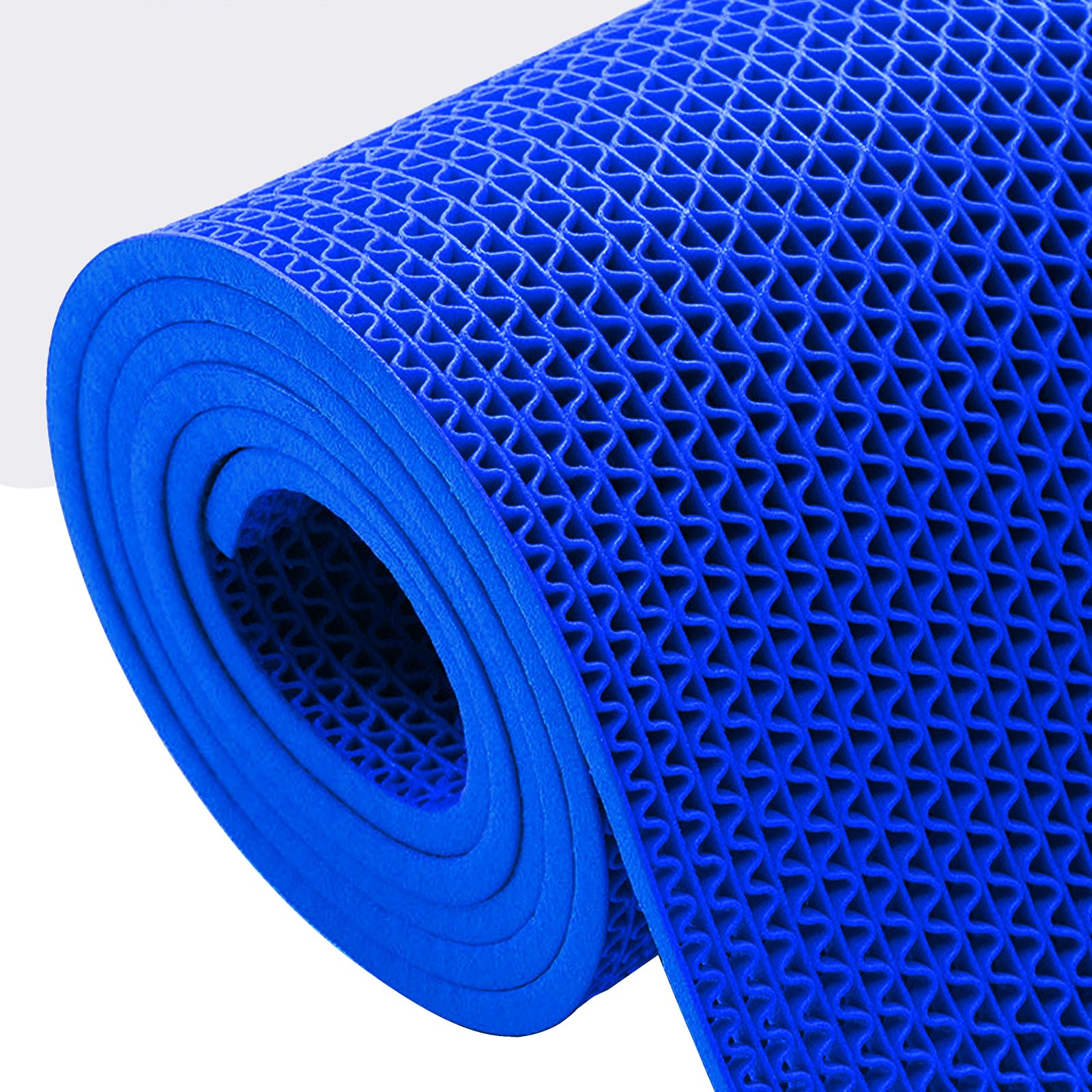 Drainage Mat 3x16 Ft 0.22” Thick PVC Commercial Floor Mat Non Slip Pool Mat S-Shaped Shower Floor Heavy Duty Roll for Wet Area Kitchen Hotels Bars Bathroom Patio Outdoor Indoor Rug (Blue, 3x16 Ft) — Amazon image 8