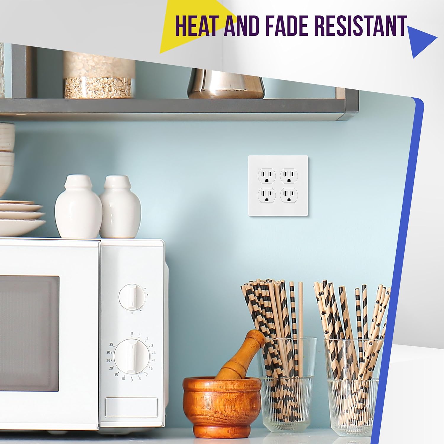 ENERLITES Duplex Receptacle Outlet, Residential Grade Electrical Wall Outlet, 15A 125V, Self-Grounding, 2-Pole, 3-Wire, UL Listed, 61581-W-20PCS, White (20 Pack)