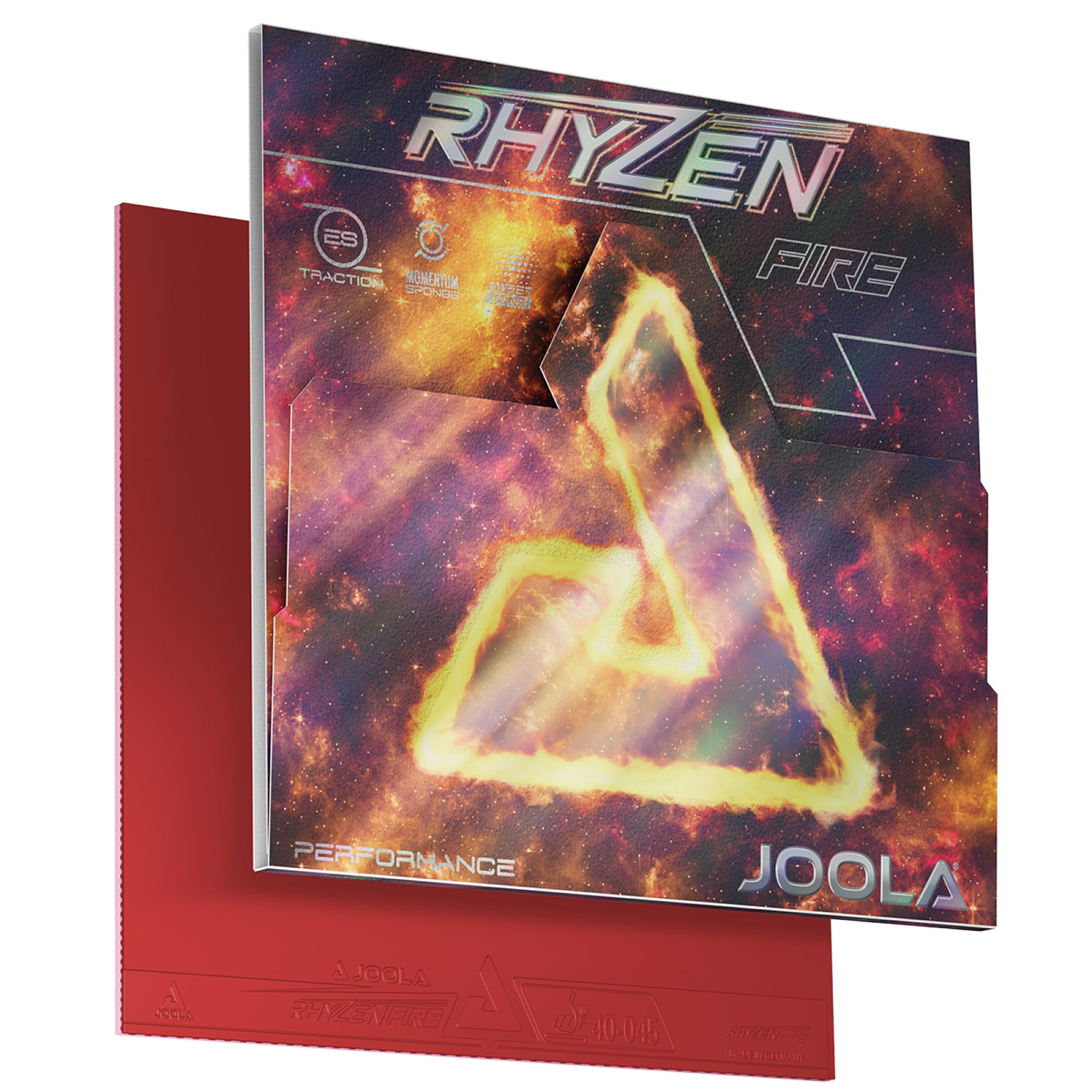 JOOLA RHYZEN Fire Max Pala, Uomini, Rosso (Rosso) Taglia Unica