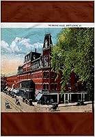 Vista 8 de 3dRose The Brooks House, Brattleboro, Vermont with Antique Cars 22x30 Bath Hand Pool Towel