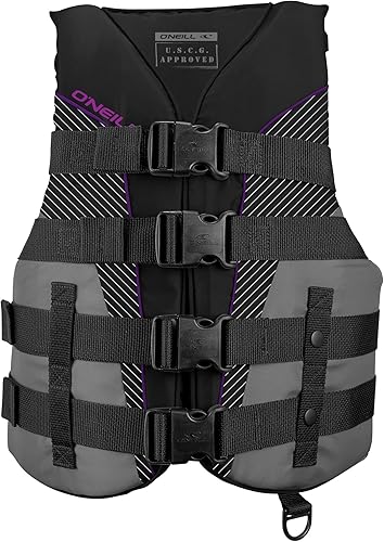Miniatura 1 de ONeill SuperLite USCG - Chaleco salvavidas para mujer Black/Smoke/Black:Ultra Violet, Black/Black/Black:Turquoise, Black/Turquoise/Lime:Turquoise
