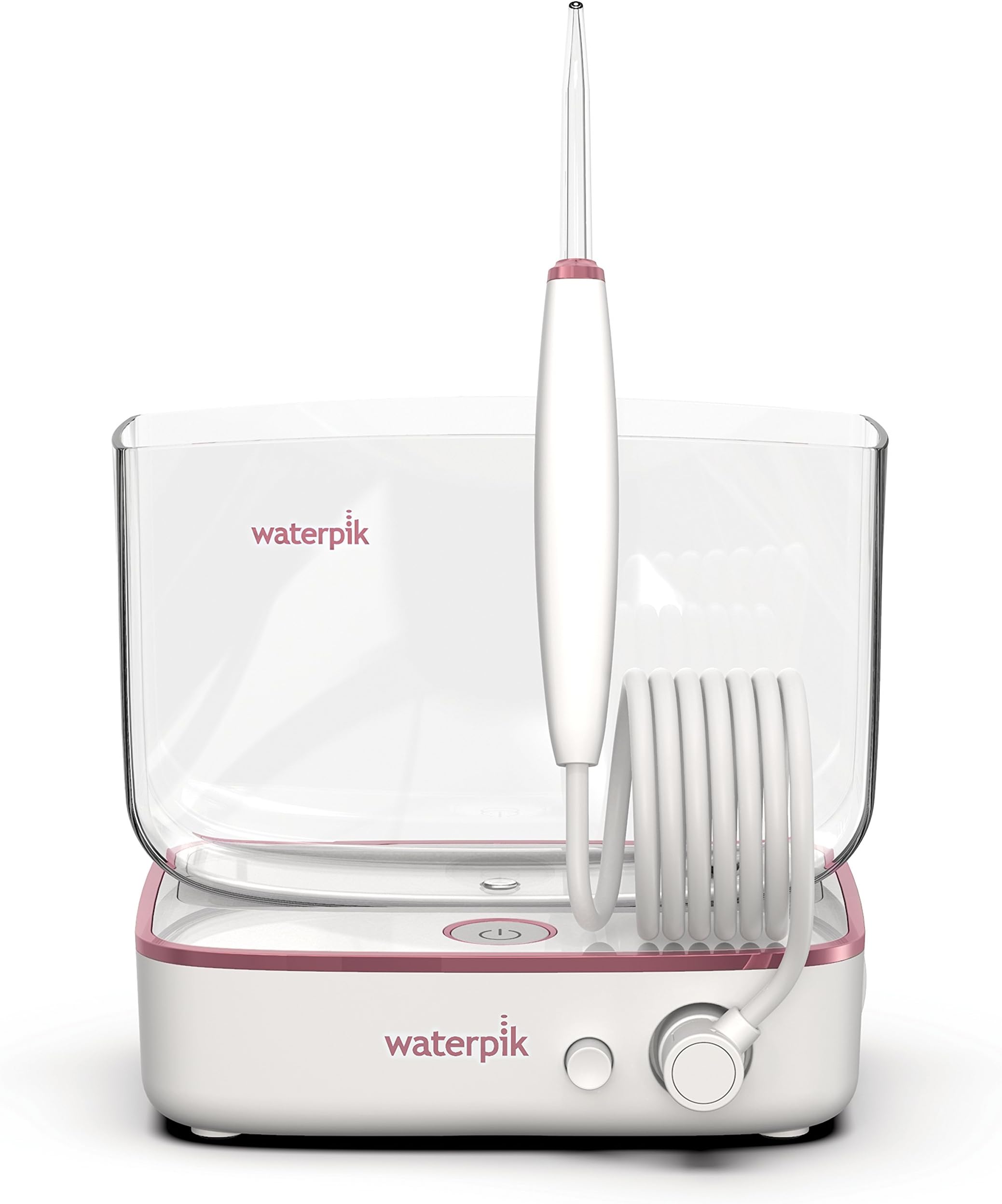 Waterpik Sidekick Portable Water Flosser for Travel & Home, White/Rose Gold