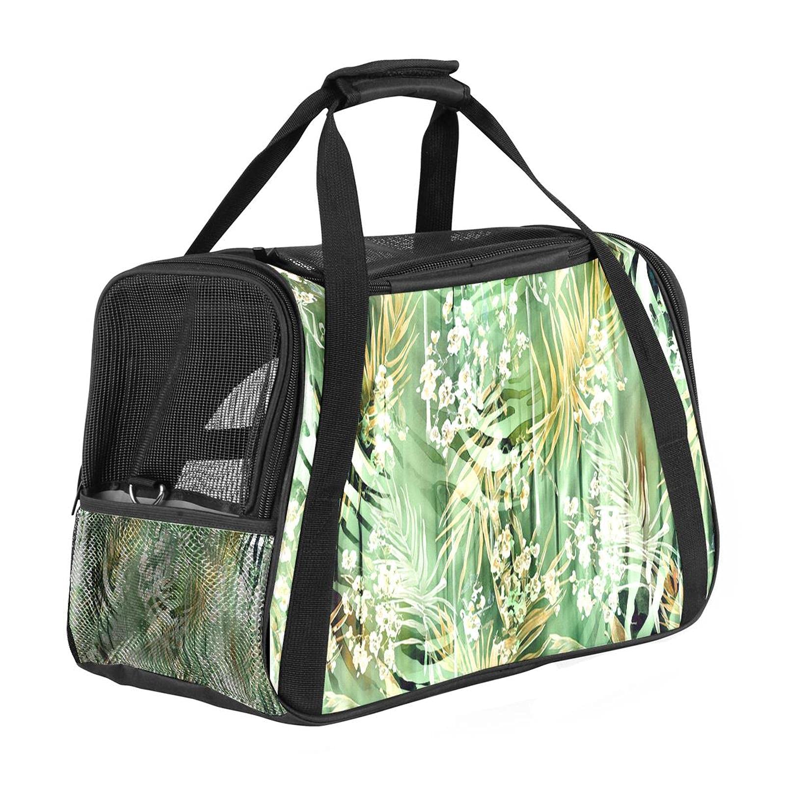 Sac de transport pour animal domestique souple pour éviter le stress en cabine d'avion