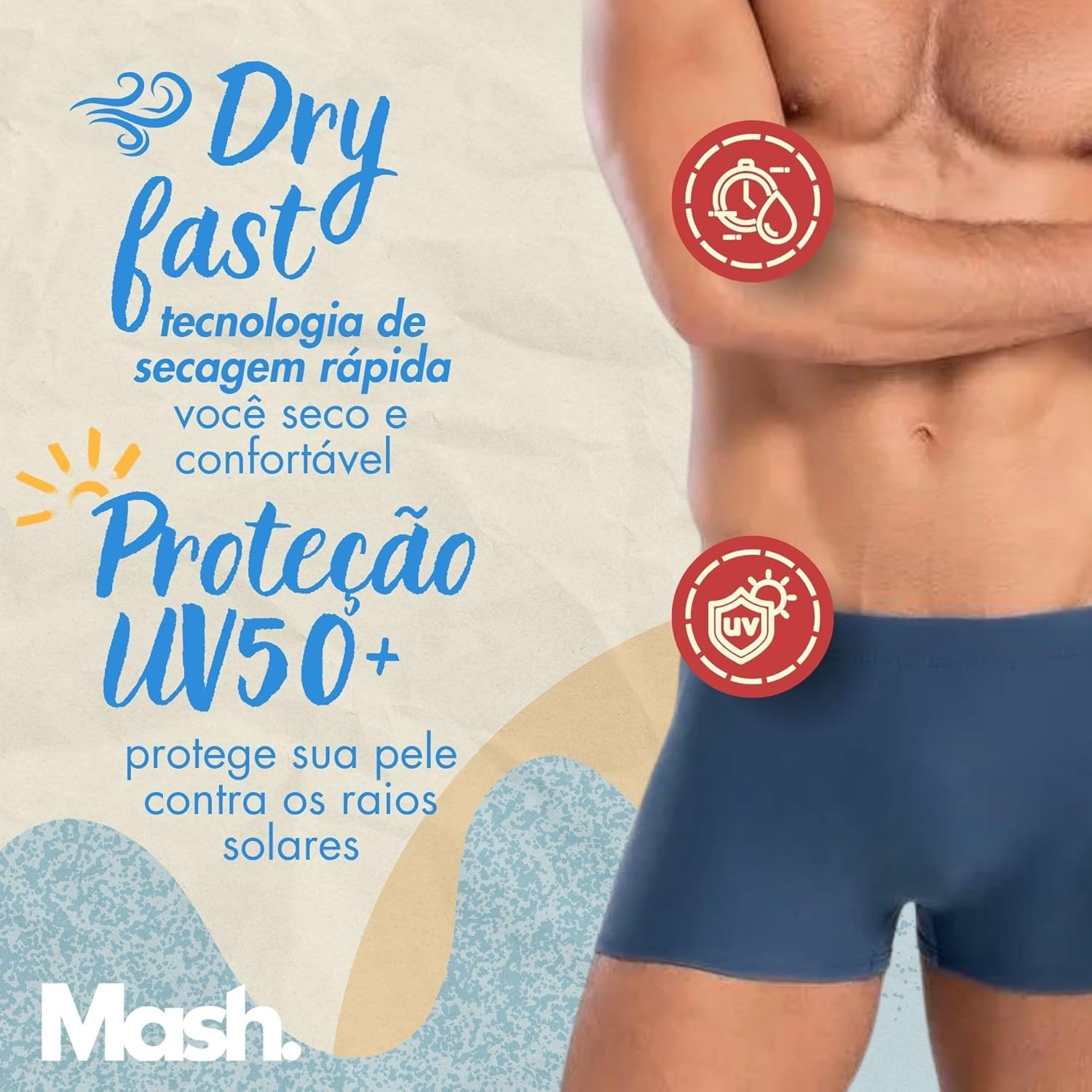 Sunga Boxer Mash Masculina Cordão Ajustável Natação Praia UV 50+ Lisa em promoção! Veja a oferta e mais achadinhos de Moda praia 3 Hoje é o melhor dia para comprar Sunga Boxer Mash Masculina Cordão Ajustável Natação Praia UV 50+ Lisa com aquele preço maroto! Promoção! Aproveite a oferta! 3