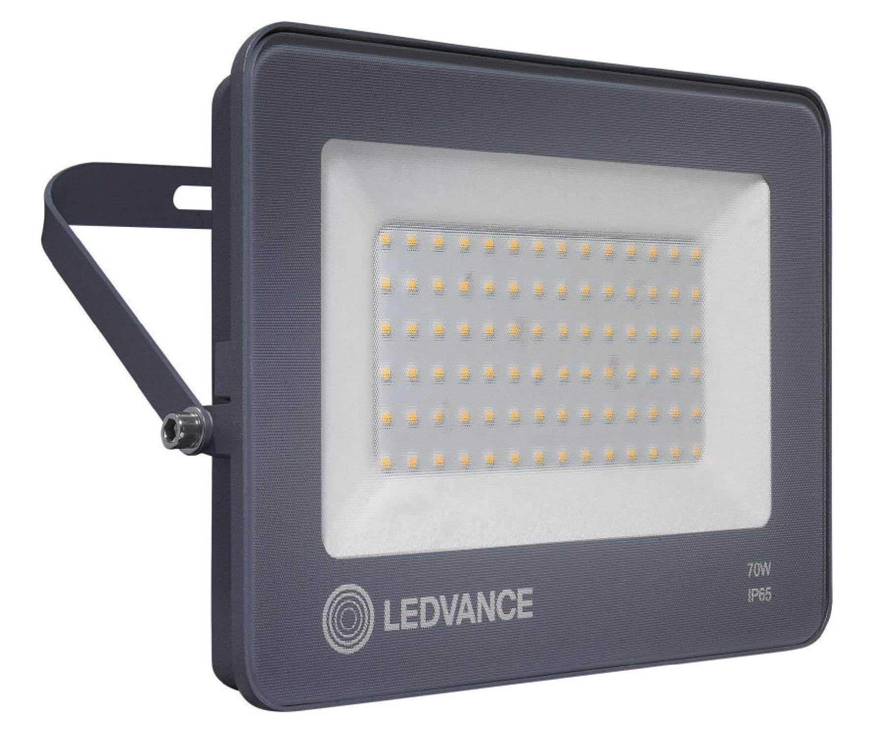 Eco Led Flood Floodlight 70W Car Park/Security/Architectural Light Weight Slim Design Ip65 Water Resistance Day 5950Lm 6500K, Ledv-Eco-Fl-70W-Dl