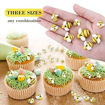 小物 bee Amazon.com: Lxnoap Mini Wooden Bees with Adhesive