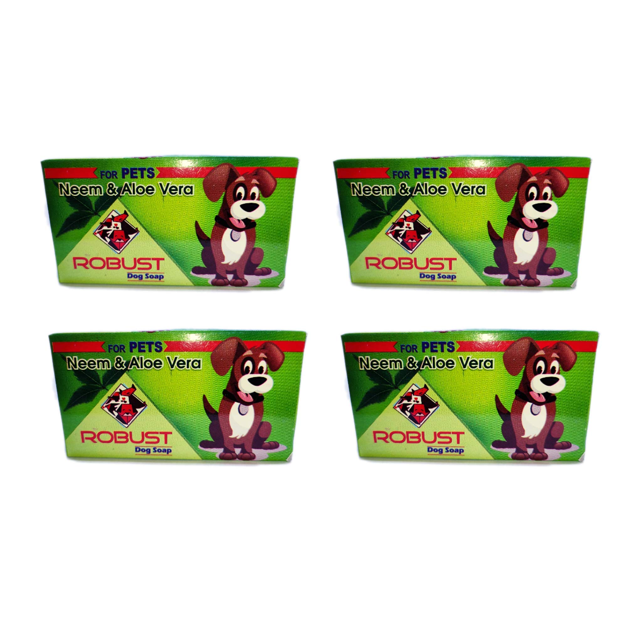ROBUST Neem & Aloe Vera Soap | Natural Ingredients | Anti Allergic Soap | Anti-Fungal| Skin Control | Fights Infection | Dogs & Cat | Pack of 4 (B07XGJ5RNT) Amazon Price History, Amazon Price Tracker