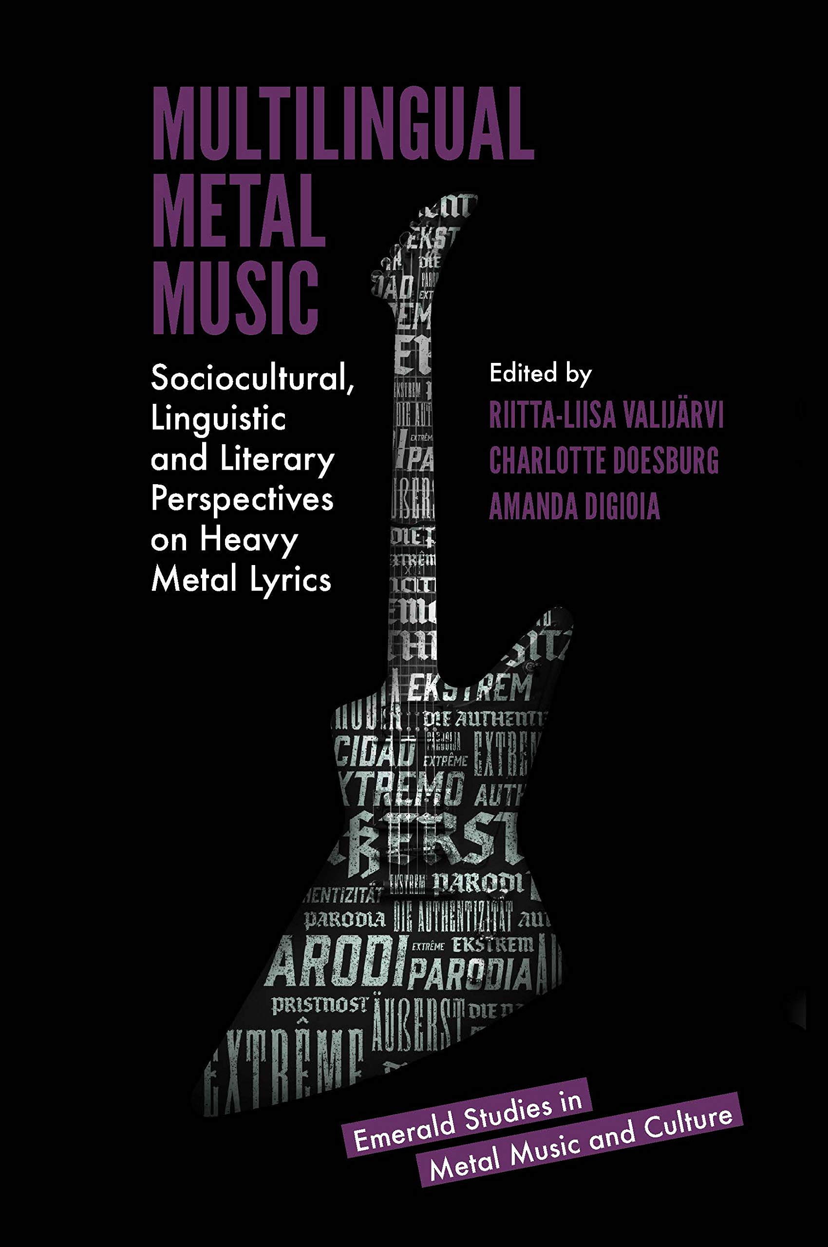 Metal Music livre linguistique heavy metal lyrics culture