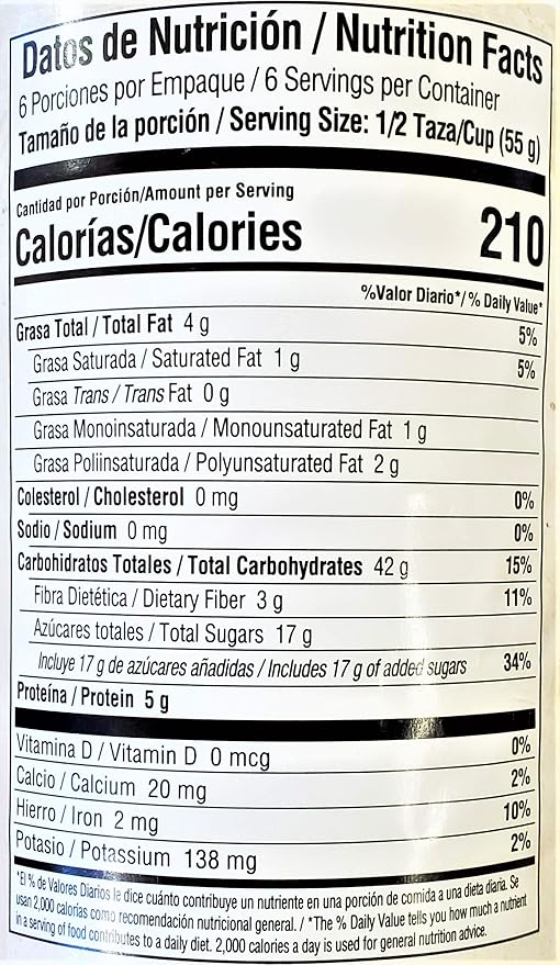 Avena Instantánea Quaker Sabor Vainilla, Pack de 3, 34.8 oz Total miniatura 2