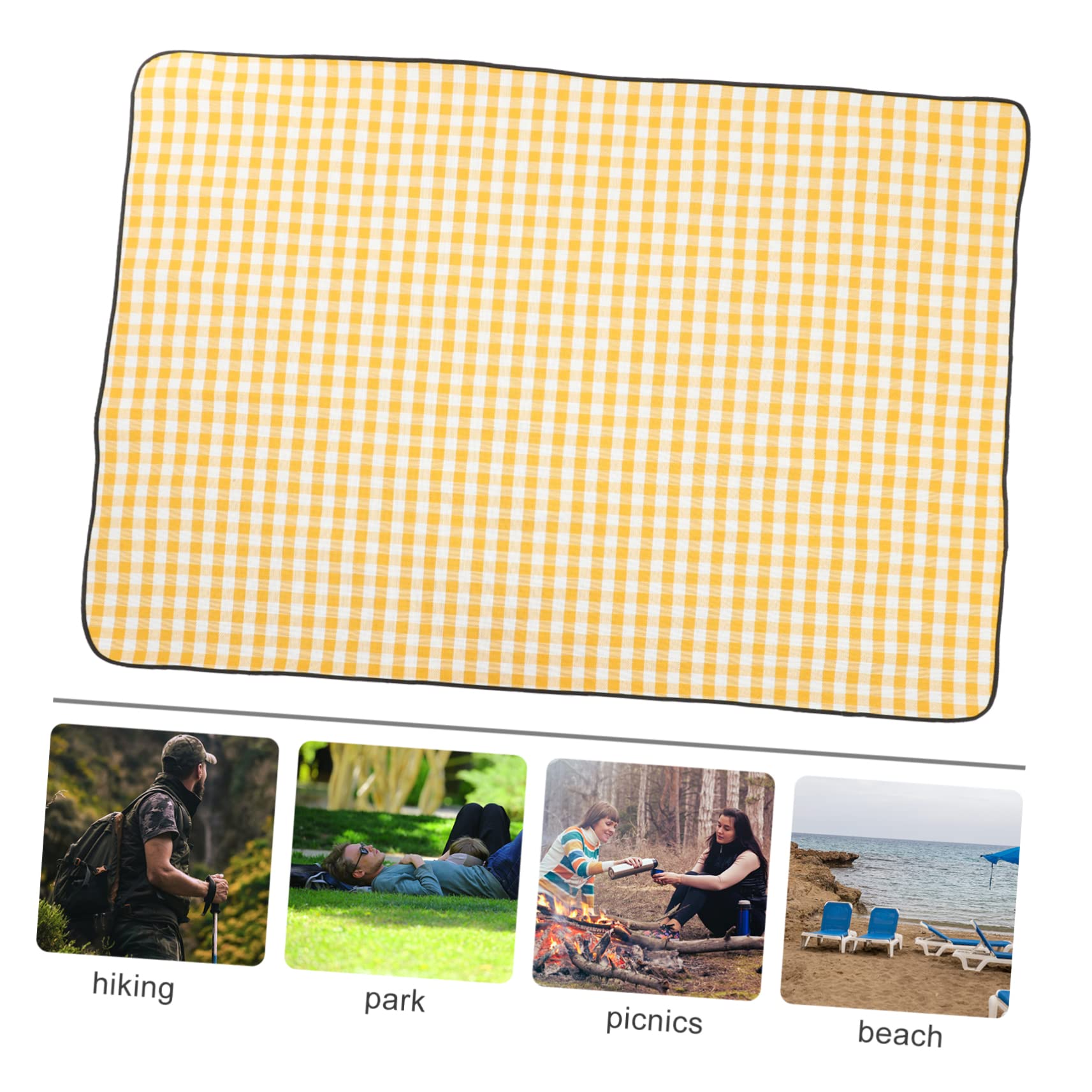 KOMBIUDA Esterilla Portátil 1.5x2m para Picnic Playa Resistente Al Desgaste Cómoda