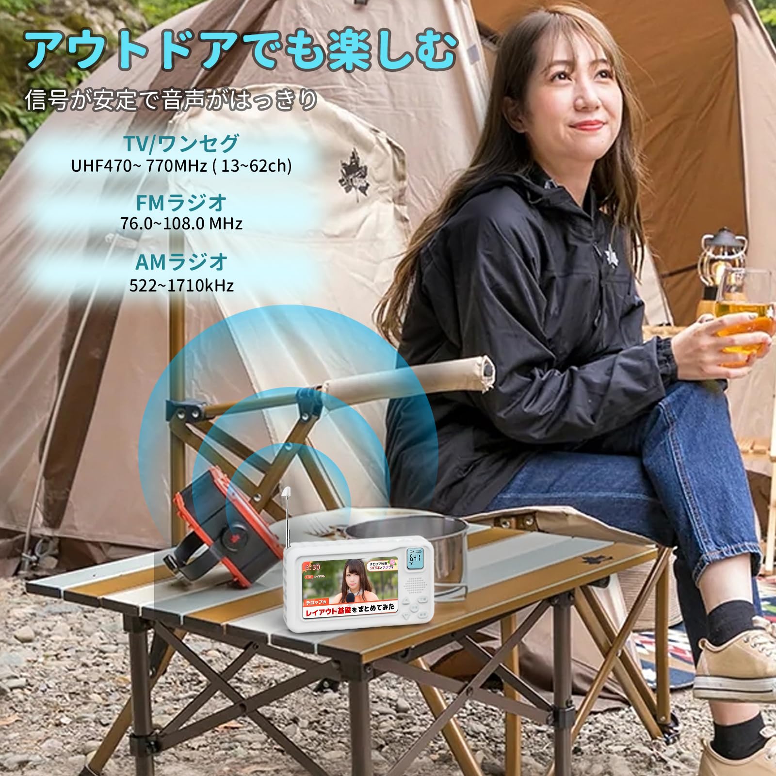 お買得❤️防災用品にも⭐️ラジオ⭐️ポータブルワンセグテレビ⭐️充電式⭐️手回し充電⭐️ 楽天市場】ポータブルテレビ ワンセグテレビ 手回し充電 小型
