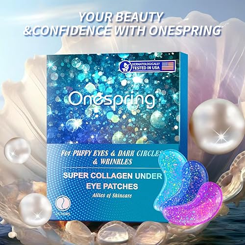 Miniatura 54 de Almohadillas de gel para ojos (24 pares) – Parches debajo de los ojos para ojos hinchados, arrugas, ojeras, geles de colágeno natural para ojos